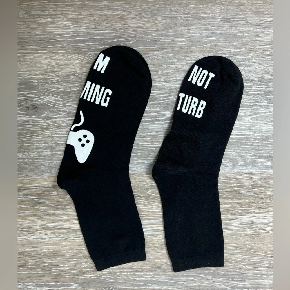 Brand New-“Do Not Disturb-I’m Gaming” Socks